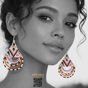 large seed bead earrings